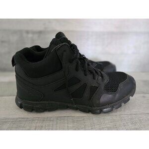 Reebok Sublite Mens Black Work Boots Memory Tech Massage Insole Size 10.5